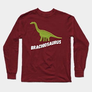 Fun Brachiosaurus Dinosaur Design Long Sleeve T-Shirt